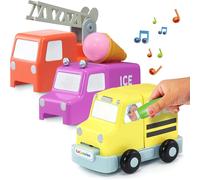 Cocomelon Camion Veicolo Musicale Giocattolo Gioco con Plastiche Intercambiabili