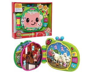 CoComelon , libro di apprendimento J.J., funzioni di apprendimento ed elettronica, giocattoli per bambini da 18 mesi, CCM10 (versione francese)