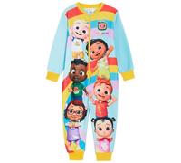 CoComelon Pigiama Intero per Bambini Pigiama Tutto in Uno Pigiama in Pile per Ragazze JJ Pigiama Unisex con Cerniera