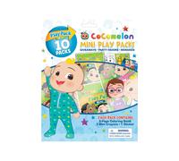 Cocomelon Play Pack da 10 mini confezioni, ciascuna con mini libro da colorare, 2 mini pastelli e un adesivo