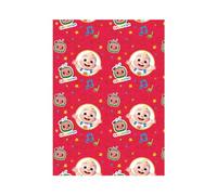Cocomelon - Rotolo di carta da regalo, 4 m x 70 cm, aperto. Prodotto con licenza ufficiale Cocomelon, di provenienza responsabile, multicolore FSC