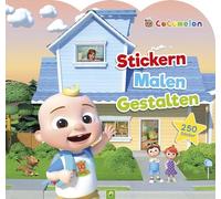 CoComelon - Stickern, Malen, Gestalten: Mit 250 Stickern. Für Kinder ab 3 Jahren: Kunterbunter Stickerspaß mit CoComelon. Mitmachbuch mit Ausmalbildern