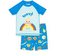 CoComelon Swimsuit Boys Kids Musical Musical Two Piece Top Shing Swim Set 2-3 Anni