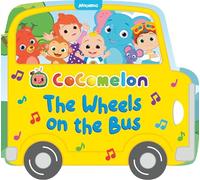 CoComelon Wheels On The Bus Shaped Board Book: Sing along to the classic nursery rhyme in this cute illustrated shaped board book for children aged 1, 2, 3 and 4 years