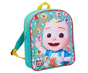 CoComelon Zaino per bambini e ragazzi, con personaggi per la scuola materna, per il pranzo, Acqua, Taglia unica