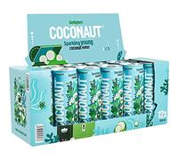 COCONAUT Acqua di cocco - Coconut Water 100% giovani noci di cocco - rinfrescante, a basso contenuto di calorie, vegano, sano e isotonico in diverse varietà (12 x 320 ml - incluso un contenitore usa e getta)