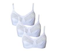 Coconuda Confezione da 3 Reggiseni Camelia Bianco 8