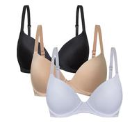 Coconuda Confezione da 3 Reggiseni Papavero Assortito 6