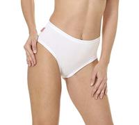 Coconuda® Mutande Donna in Cotone Vita Alta Modello Midi - Confezione da 6 Slip Sgambati Neri o Bianchi