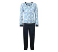 Coconuda Pigiama Donna Caldo Cotone, Art.CCPGD30F Blu L