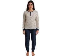 Coconuda Pigiama Donna in Caldo Cotone, Art. CNP139 Blu XL