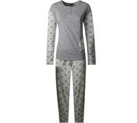 Coconuda Pigiama Donna Lungo in Caldo Cotone, Art.CCPGD34F Grigio Melange XL