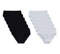 Coconuda Slip Midi da Donna Slip a Vita Alta, Pacco da 6 e 12 pz