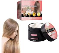 Coconut Bomb Nourishing Hair Mask - CoconutHair Mask - Silky Deep Conditioner - Coconut Oil Mask for Damaged Dry Hair Repair - 50g (1pcs)
