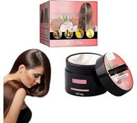 Coconut Bomb Nourishing Hair Mask,Nourishing Coconut Hair Mask,Coconuts Oil Hair Masks,Silky Deep Conditioner,Hair Treatment for Dry Damaged Hairs Repair,Smooth Soften Hairs (1 Pcs)