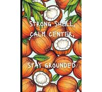 Coconut Islands - Nostalgic Linocut Art 120 Lined Page 6x9 Notebook