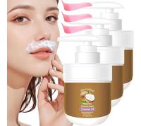 Coconut Oil Facial Hair Removal Cream - Effective Quick Hairs Removers, Body Hair Remover Cream With Coconut Oil Aloe and Peach for Women Men Body Sensitive Skin (3pcs)