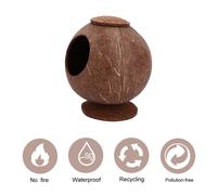 Coconut Shell Bird House Nido Di Criceti Desktop Uccelli Guscio Noce Cocco
