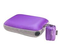 Cocoon Air-Core - Cuscino ultra leggero, dimensioni: 28 x 38 cm, colore: viola/grigio