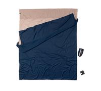 Cocoon - Copertura zaino per sacco letto matrimoniale - Coton Egypt Rectangulaire Double Khaki/Tuareg in Cotone - Blu navy