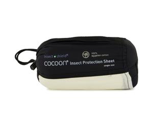 Cocoon - Insect Shield Protection Sheet - Coperta da viaggio 200 x 100 cm with Insect Shield Nero