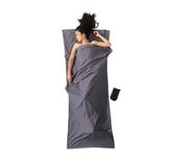 Cocoon - TravelSheet Cotton - Sacco a pelo da viaggio 220 x 90 cm Grigio/Blu
