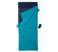 Cocoon - TravelSheet Egyptian Cotton - Sacco a pelo da viaggio 220 x 90 cm Blu/Turchese