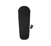 Cocoon - Merino Wolle MummyLiner - Sacco a pelo da viaggio 220 x 80/60 cm Nero