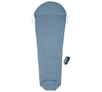 Cocoon - Mummyliner Lyocell - Sacco a pelo da viaggio 241 x 90/56 cm Grigio/Blu