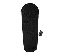 Cocoon - Merino Wolle MummyLiner - Sacco a pelo da viaggio 220 x 80/60 cm Nero
