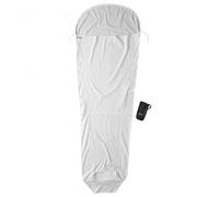 Cocoon - MummyLiner Organic Cotton - Sacco a pelo da viaggio 241 x 90/56 cm Grigio/Bianco