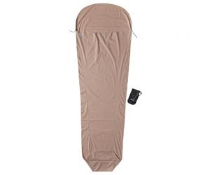 Cocoon - MummyLiner Organic Cotton - Sacco a pelo da viaggio 241 x 90/56 cm Marrone