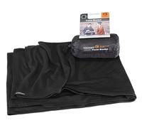 Cocoon Travel Blanket - Coperta da viaggio in lana merino e seta, colore: Nero