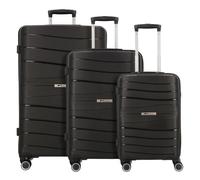 Cocoono Leon 4 ruote Set di valigie 3 pezzi nero