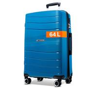 Cocoono Leon - Valigetta grande da 94 litri, con lucchetto TSA, valigia e trolley, valigetta da viaggio, custodia rigida, grande, trolley XL, valigetta da viaggio con ruote, grande, nero, L, Trolley