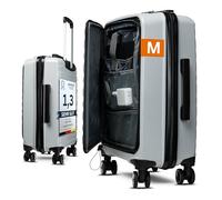 Cocoono Valigia a mano, adatta per Ryanair, con lucchetto TSA, valigia piccola, bagaglio a mano, piccola valigia, valigia e trolley, custodia rigida, bagaglio a mano Ryanair 55 x 40 x 20 cm, leggera