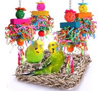 Cocorita Giocattoli Uccello Conure Gabbia Supporti Foraggio Muro