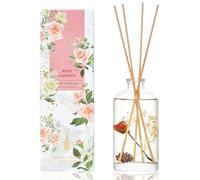 COCORRÍNA Diffusore Profumo Ambiente, Giardino delle Rose 160ml con Bastoncini per la Profumazione della Casa per Il Bagno e la Camera da Letto