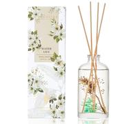 COCORRÍNA Diffusore Profumo Ambiente, Giglio d'Acqua 160ml con Bastoncini per la Profumazione della Casa per Il Bagno e la Camera da Letto
