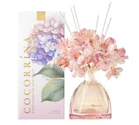 COCORRÍNA Fiore Diffusore Profumo Ambiente 250ml, Cherry Blossom, con 8 Bastoncini di Fragranza, Naturale, di Lunga Durata, per la Camera da Letto, L'Ufficio, Il Bagno