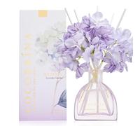 COCORRÍNA Fiore Diffusore Profumo Ambiente 250ml, Lavender Garden, con 8 Bastoncini di Fragranza, Naturale, di Lunga Durata, per la Camera da Letto, L'Ufficio, Il Bagno