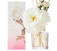 Cocorrína Fiore Diffusore Profumo Ambiente con 8 bastoncini di fragranza 250ml- Giardino di Peonia, naturale, di lunga durata, per la camera da letto, l'ufficio, il bagno (Collezione Master)