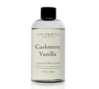 COCORRÍNA Ricarica Diffusore Ambiente 200ml con 8 Bastoncini, Cashmere Vanilla, Profumo Lungo Durata con Oli Essenziali Naturali, Camera da Letto e Bagno