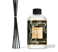 COCORRÍNA Ricarica Diffusore Ambiente 500ml con 8 Bastoncini, Eucalyptus & Moss, Profumo Lungo Durata con Oli Essenziali Naturali, Camera da Letto e Bagno