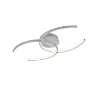 COCOS PLAFONIERA DOPPIA C ALLUMINIO L.70CM. incl. 2x SMD LED, 10W · 2x 1300lm,