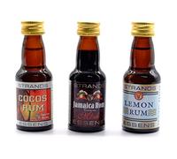 Cocos Rum + Rum Giamaicano + Rum al Limone 3x25ml - Aromi Senza Alcol per Liquori e Cocktail Fatti in Casa