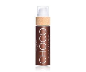 COCOSOLIS CHOCO-Acceleratore abbronzante biologico con vitamina E e profumo di cioccolato per una rapida abbronzatura intensa-Amplificatore di abbronzatura - Lozione nutriente per il corpo 200 ml
