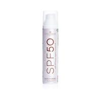 COCOSOLIS Crema Solare SPF 50 | Filtro Minerale UVA/UVB | Viso e Corpo 100g | Crema solare SPF 50 viso e corpo, UVA/UVB, filtro minerale all'ossido di zinco, 5 ingredienti certificati biologici. 100 g