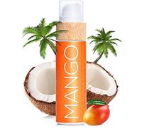 COCOSOLIS - MANGO Abbronzante con Vitamina E,Olio Corpo Abbronzante-Crema solare Bio Oil per un’Abbronzatura Cioccolato-Sei oli naturali per una Pelle Sana e Radiosa,aroma di mango tropicale