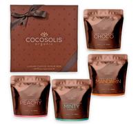 COCOSOLIS Set Scrub al Caffè - Olii Essenziali Naturali - La Perfetta Idea Regalo di Lusso per Donne - 3 Scrub Corpo e 1 Viso (280 gr)
